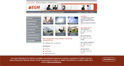 Desktop Screenshot of egm-bonn.de